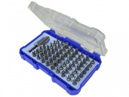 Faithfull Screwdriver Bit Set Cv 61pc £12.49